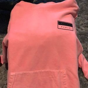 AE Pink Fleece Pullover Hoodie for Men